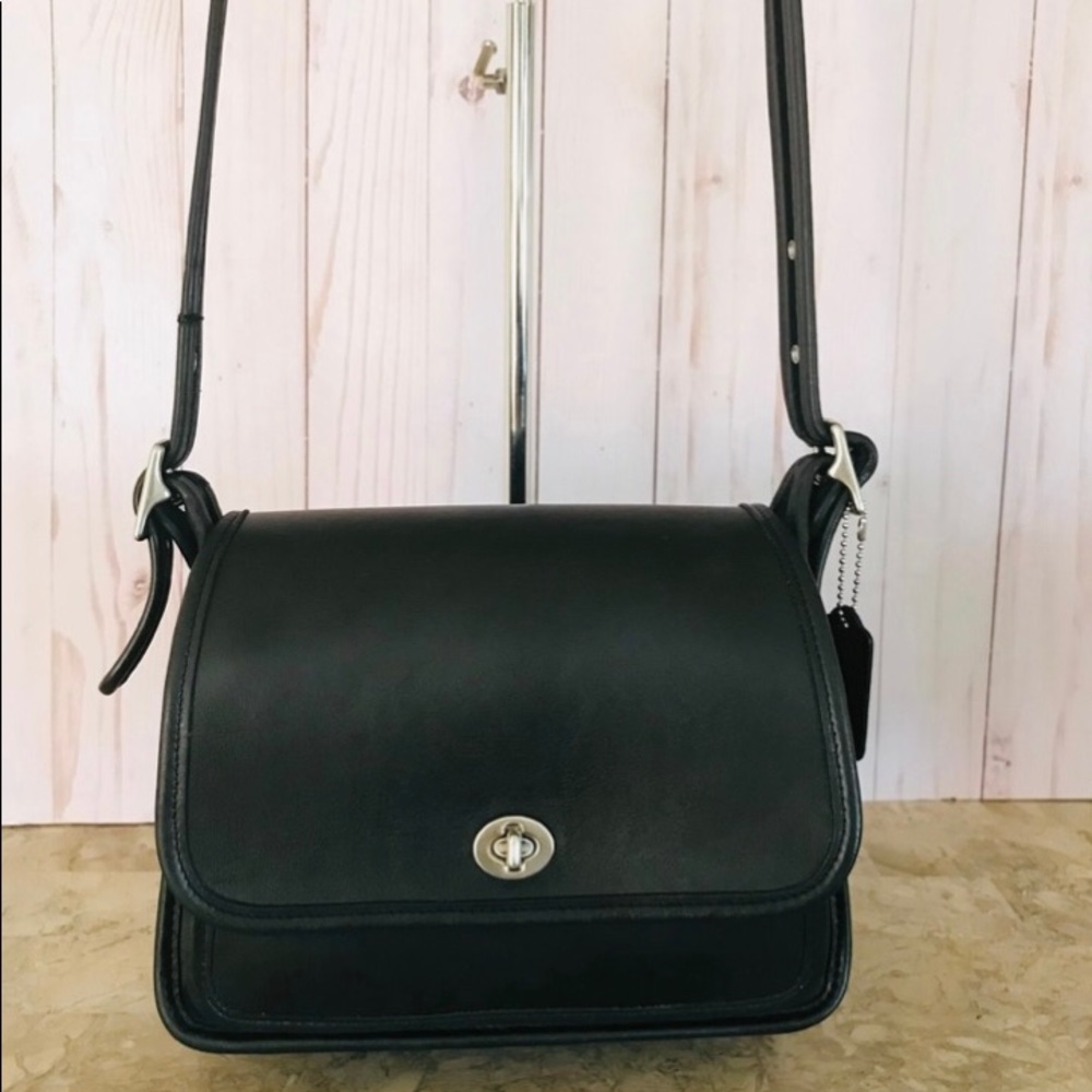 Vintage Coach Rambler Legacy leather bag w/nickel hardware 9061